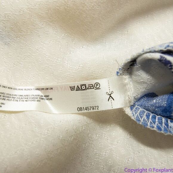 NEW Free People Get To You Printed Maxi Dress Ivory Blue, M - Picture 15 of 16